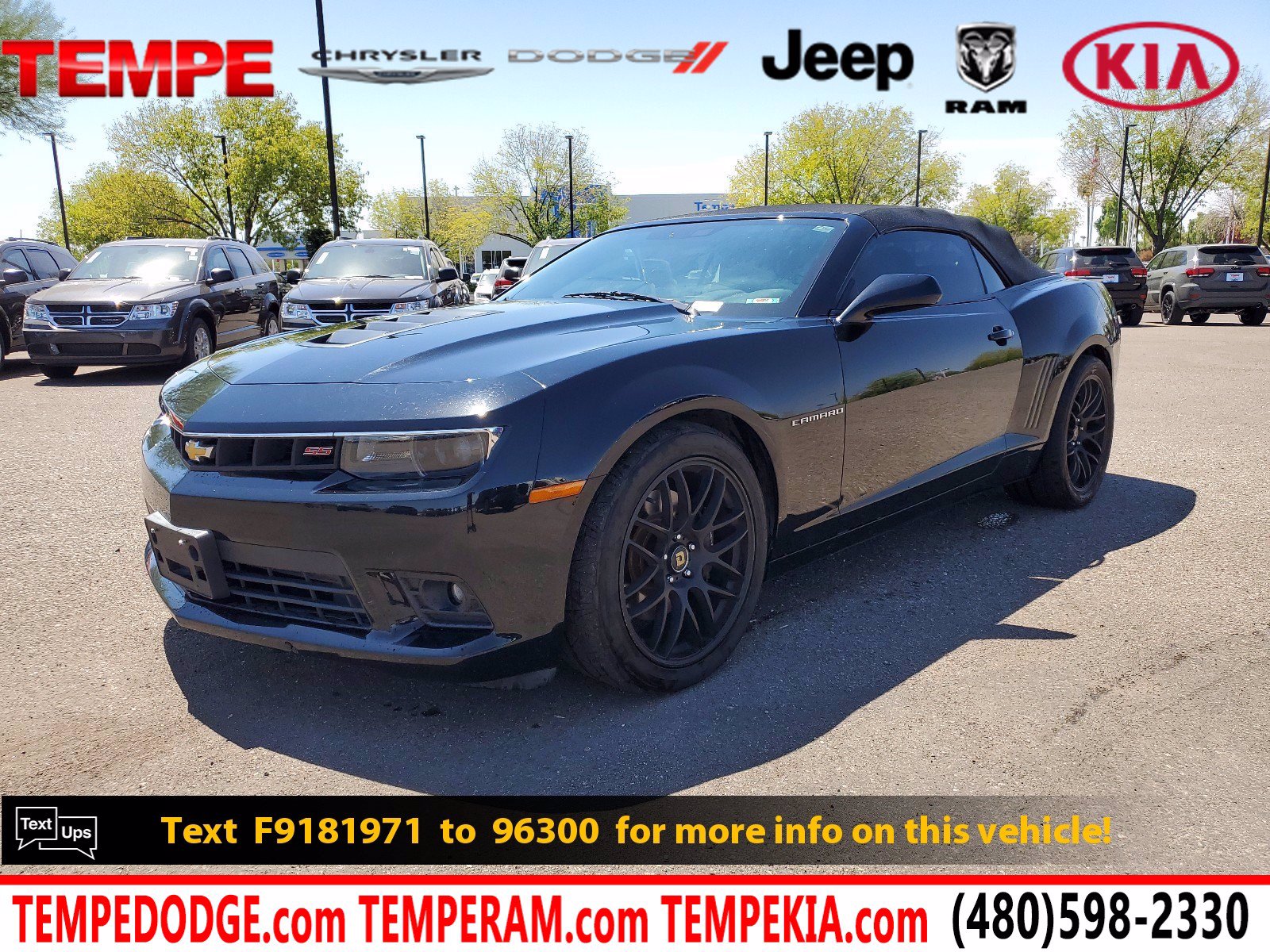 Pre Owned 2015 Chevrolet Camaro Ss Convertible In Tempe Lk20006a Tempe Ram